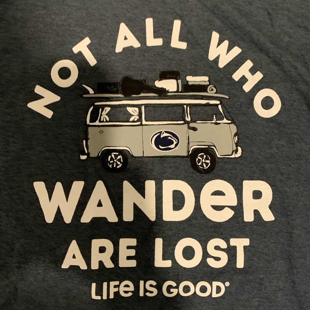 Life Is Good Men's Charcoal Graphic Tee - Picture 3 of 3